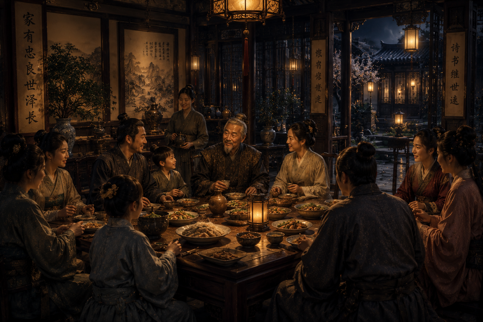 Family life inside Ten Thousand Banners